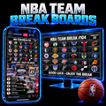 NBA Sports Card Break Board & Live Stream Overlay